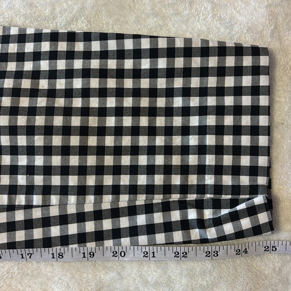 Ann Taylor gingham cottagecore preppy cropped dress pants. - Picture 8 of 12